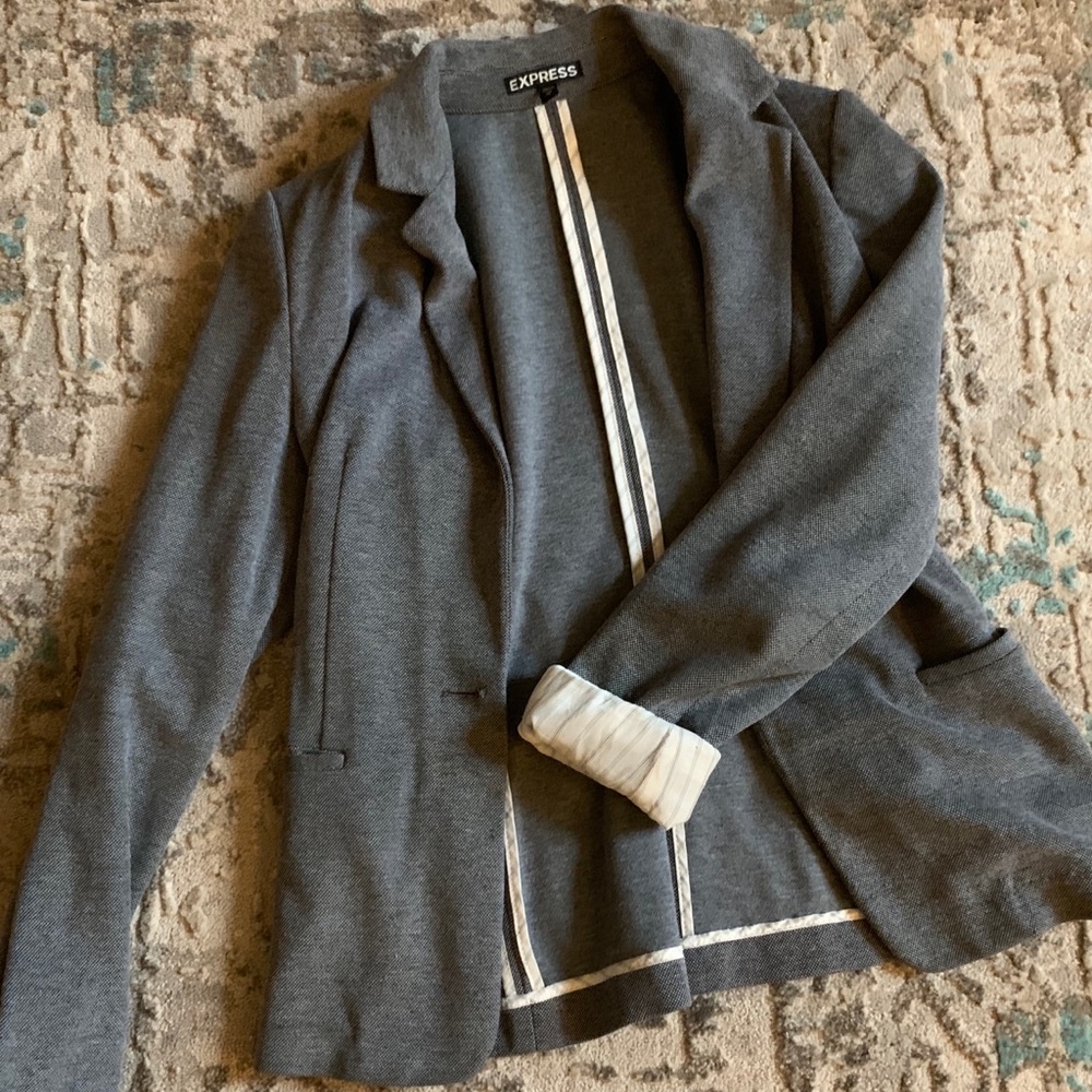 Express Grey Blazer